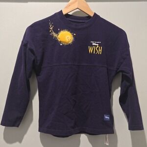 Disney Parks Movie Wish Spirit Jersey I'm A Star Purple Glitter Kids Medium 7/8